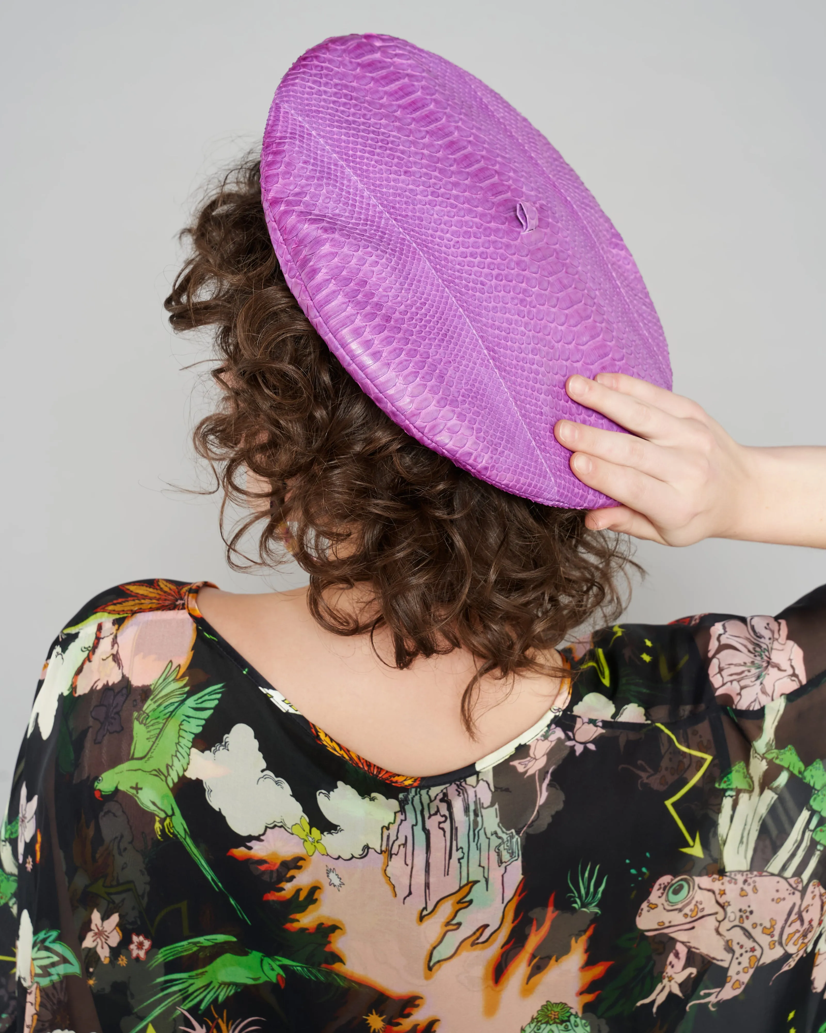 Barbados Fuchsia Beret