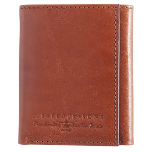 BARBOUR TORRIDON LEATHER BI FOLD WALLET COGNAC MLG0062TA51