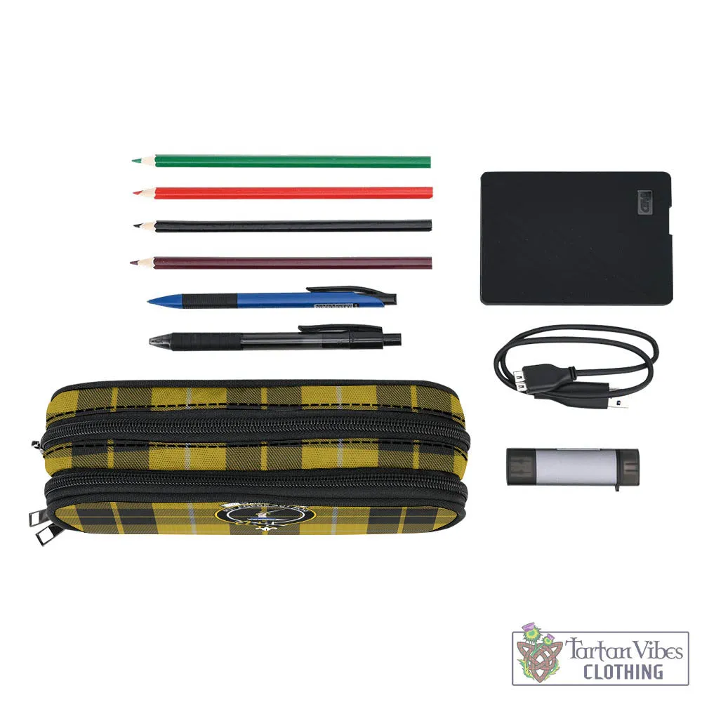 Barclay Dress Tartan Pen and Pencil Case with Family Crest