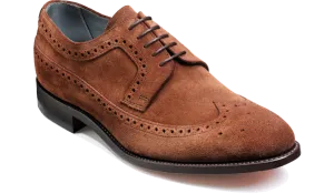 Barker Woodbridge Lace-up Brogue - Castagnia Suede