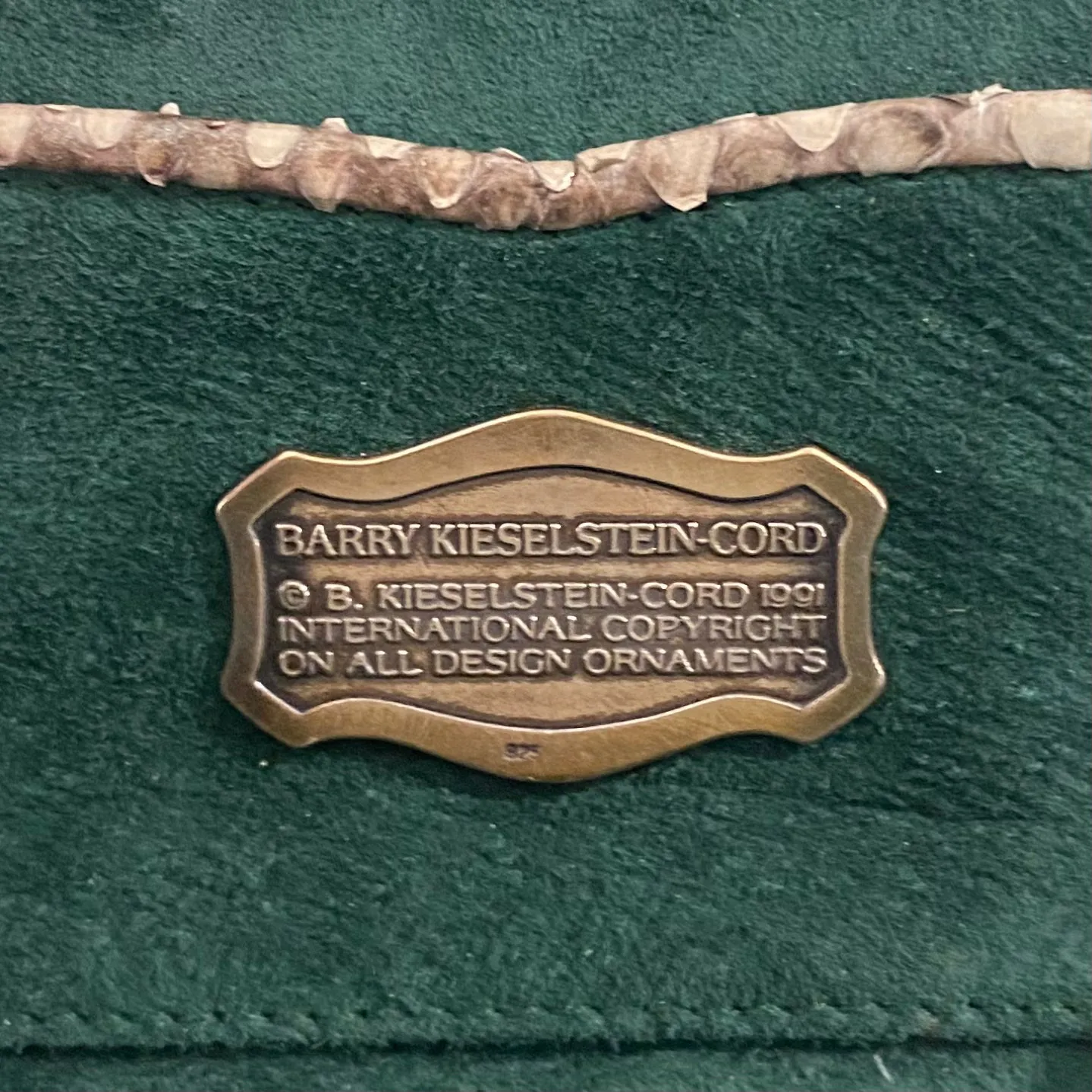 Barry Kieselstein-Cord Python Clutch