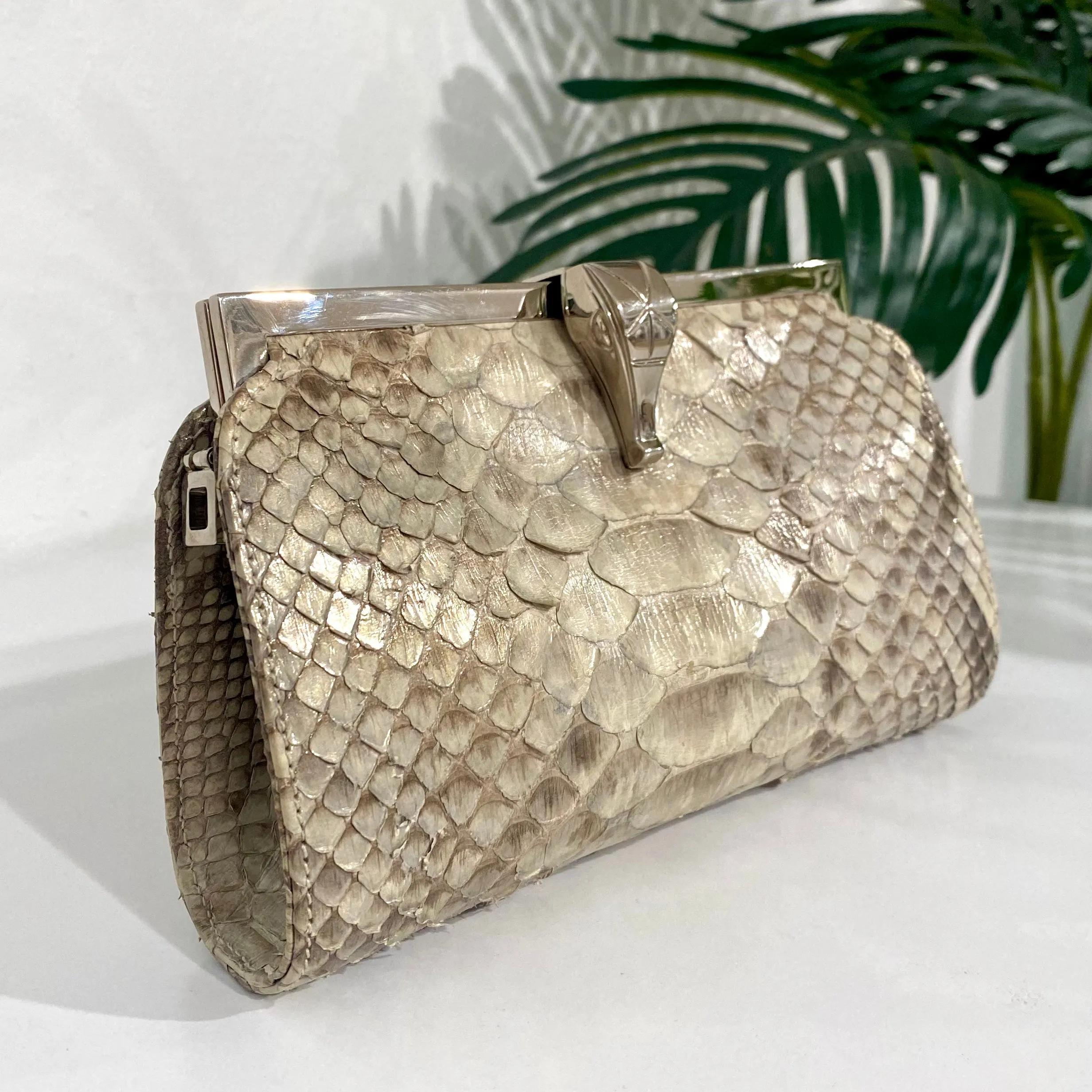 Barry Kieselstein-Cord Python Clutch