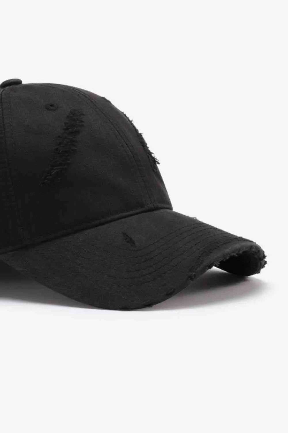 Basic Distressed Adjustable Baseball Cap