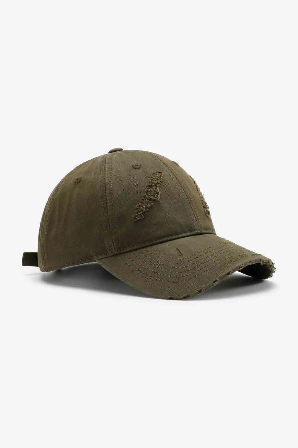 Basic Distressed Adjustable Baseball Cap