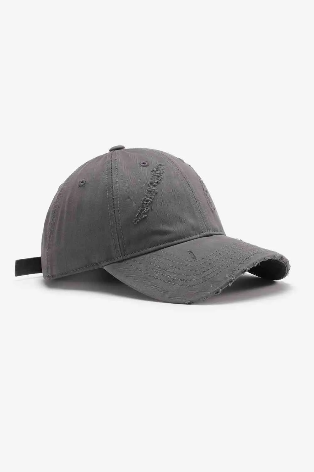 Basic Distressed Adjustable Baseball Cap