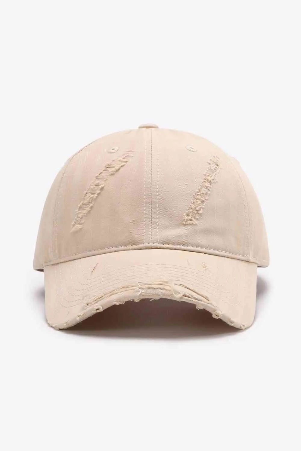 Basic Distressed Adjustable Baseball Cap