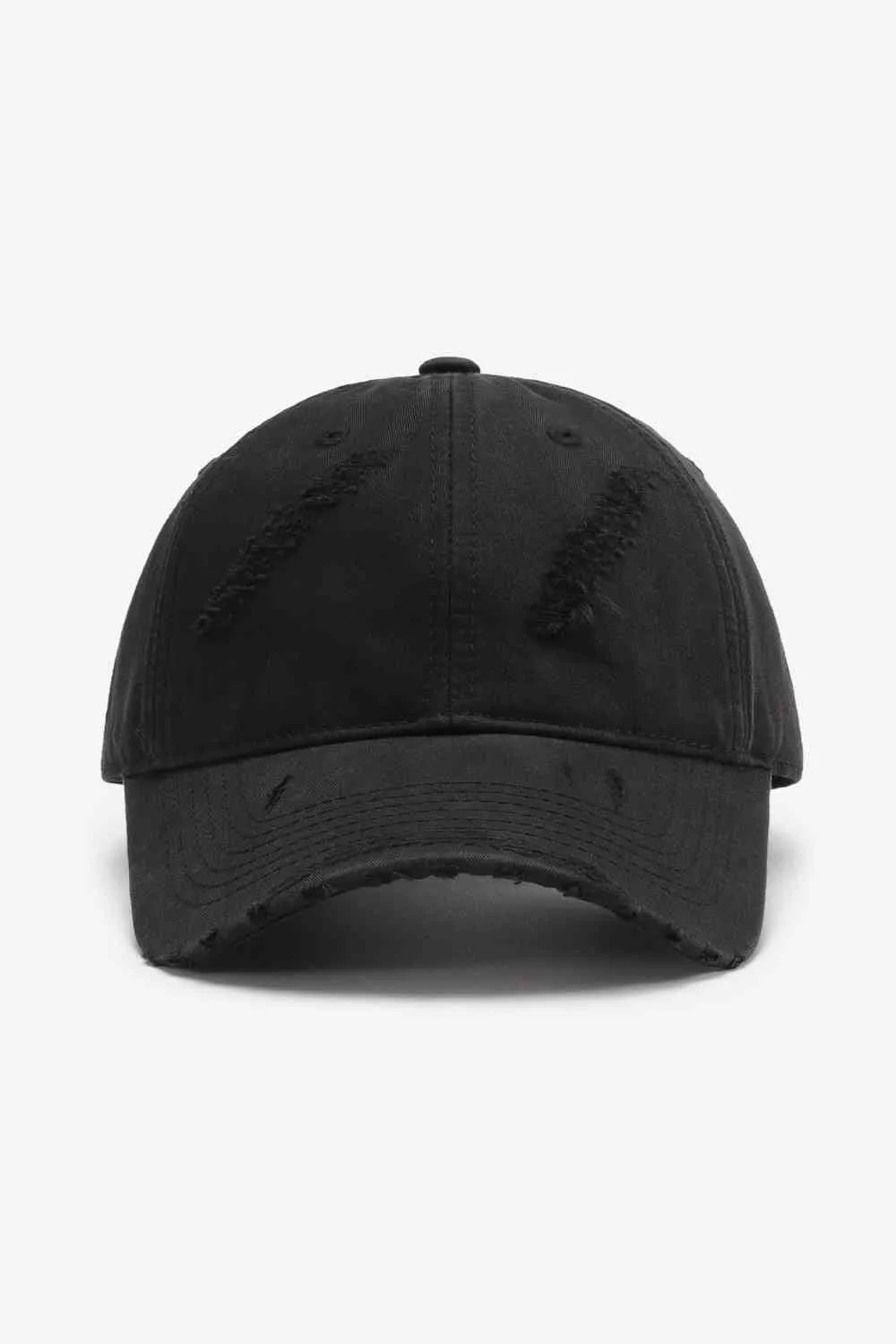 Basic Distressed Adjustable Baseball Cap