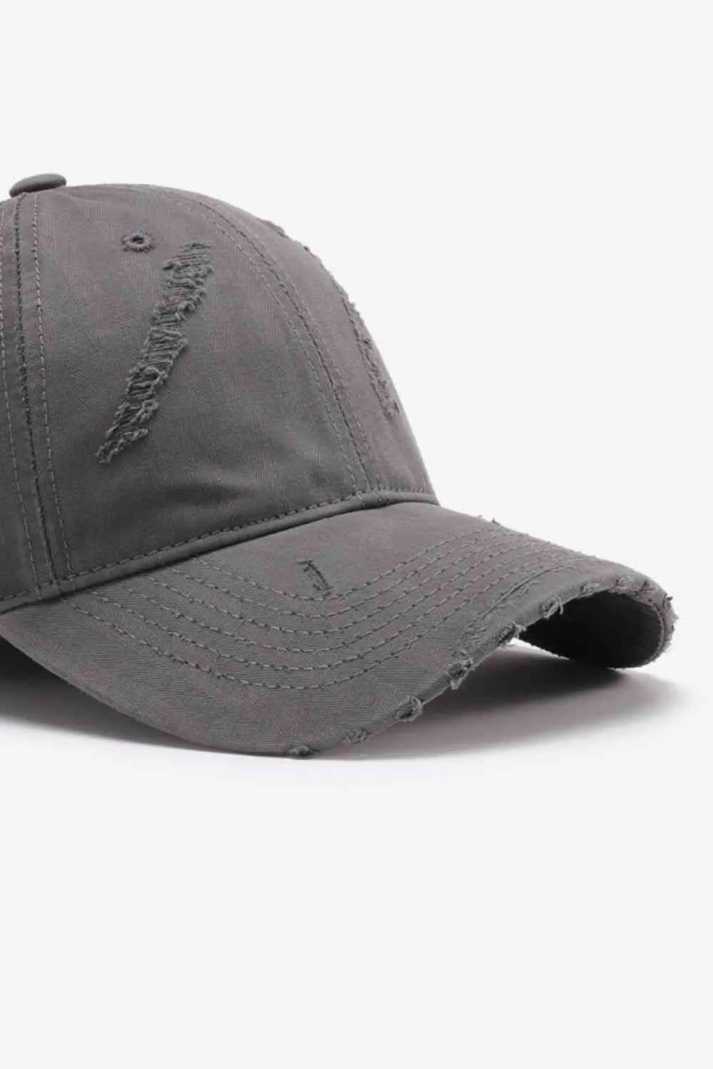 Basic Distressed Adjustable Baseball Cap