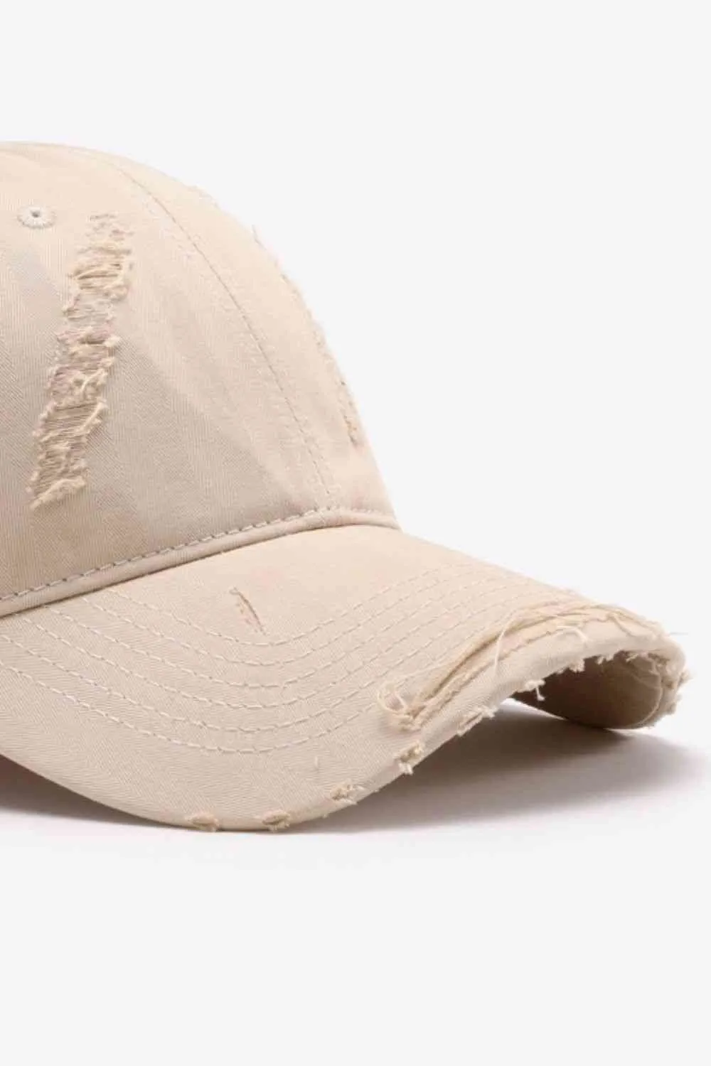 Basic Distressed Adjustable Baseball Cap