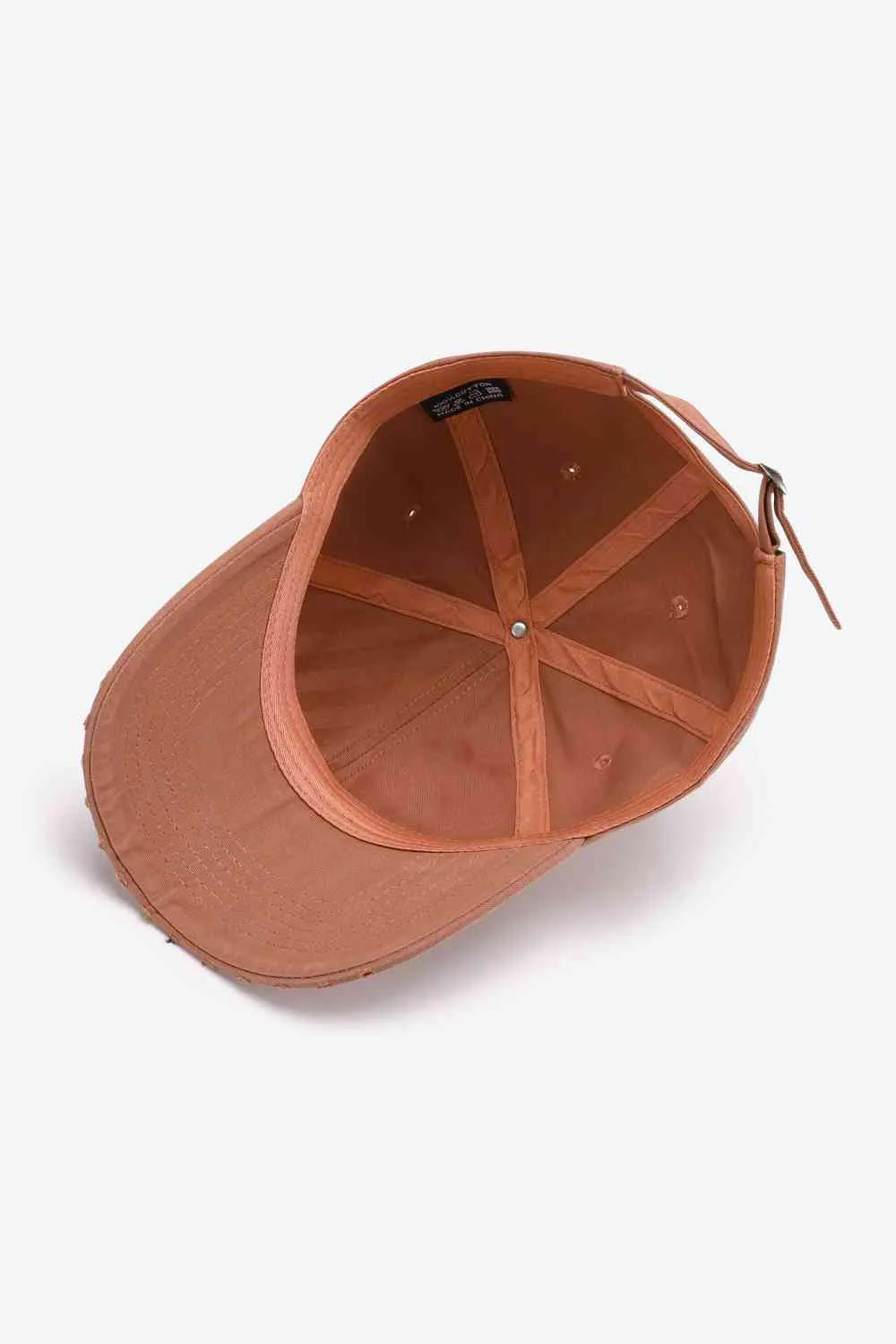 Basic Distressed Adjustable Baseball Cap