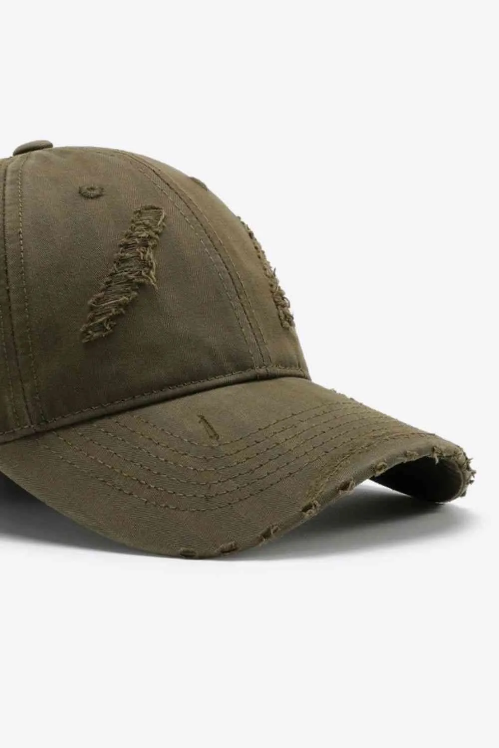 Basic Distressed Adjustable Baseball Cap