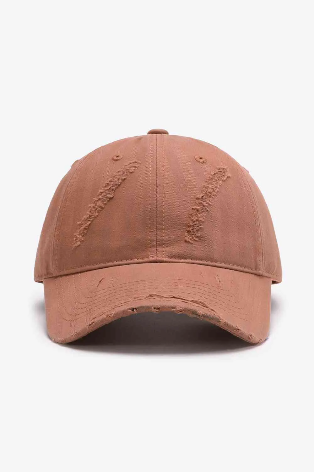 Basic Distressed Adjustable Baseball Cap