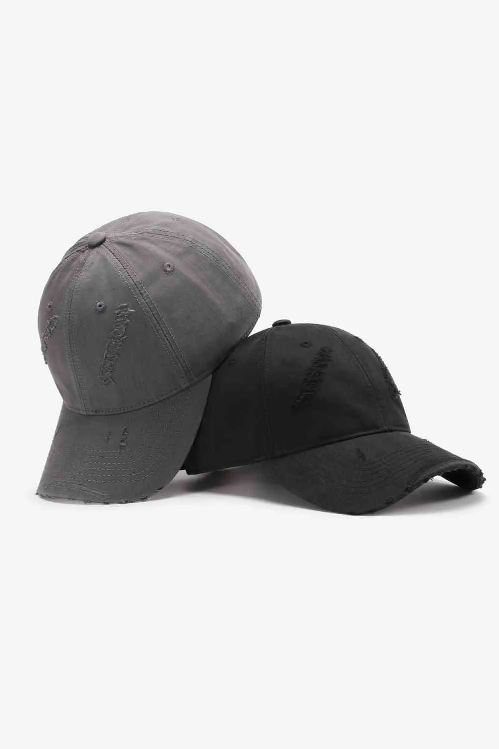 Basic Distressed Adjustable Baseball Cap