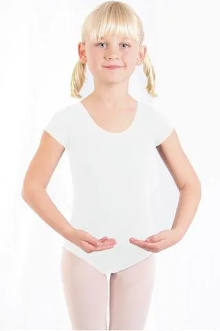 Basic Moves Girls Classic Short Sleeve Leotard