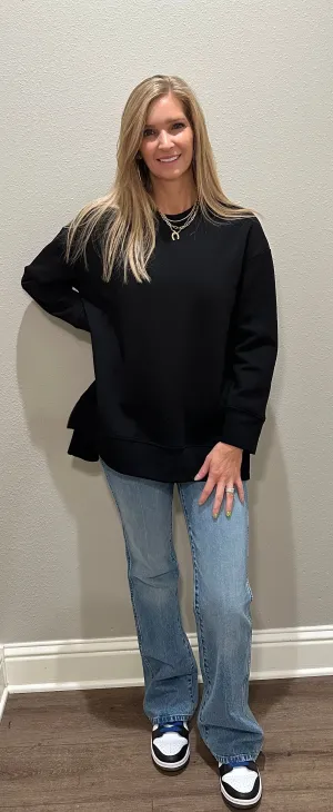 Basic Pullover w/ Zipper Side Details