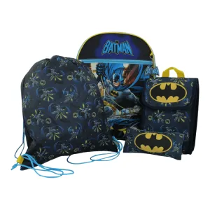 Batman 5 pc Large Backpack