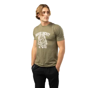 BAUER SHORTSLEEVE HOCKEY GLOVE TEE SENIOR