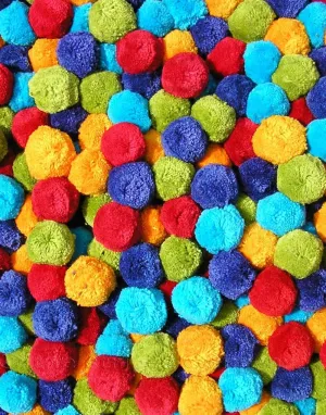 Beach Hut Cotton Bobble Pom Pom Trim Small