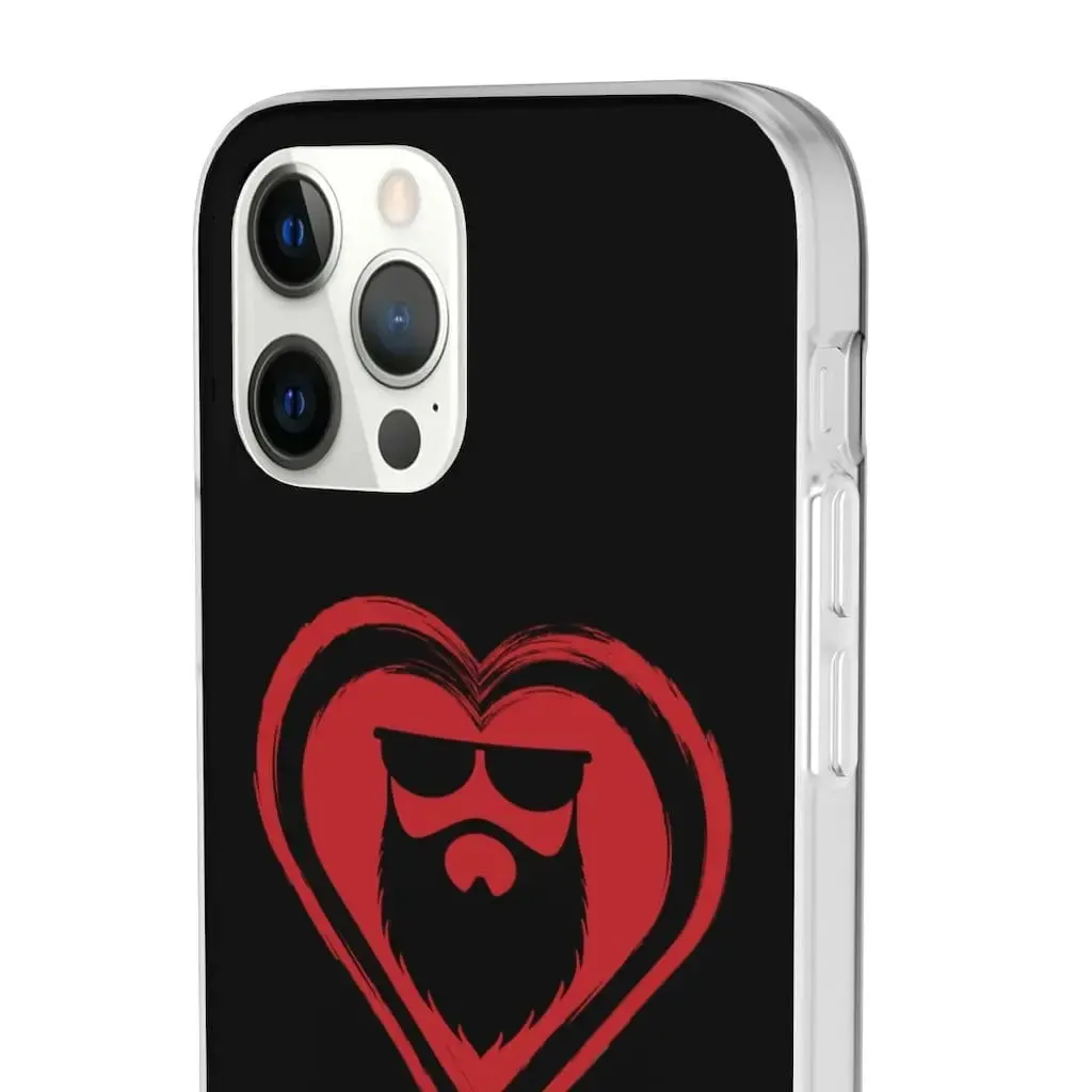 Beard Love Black Durable Phone Case