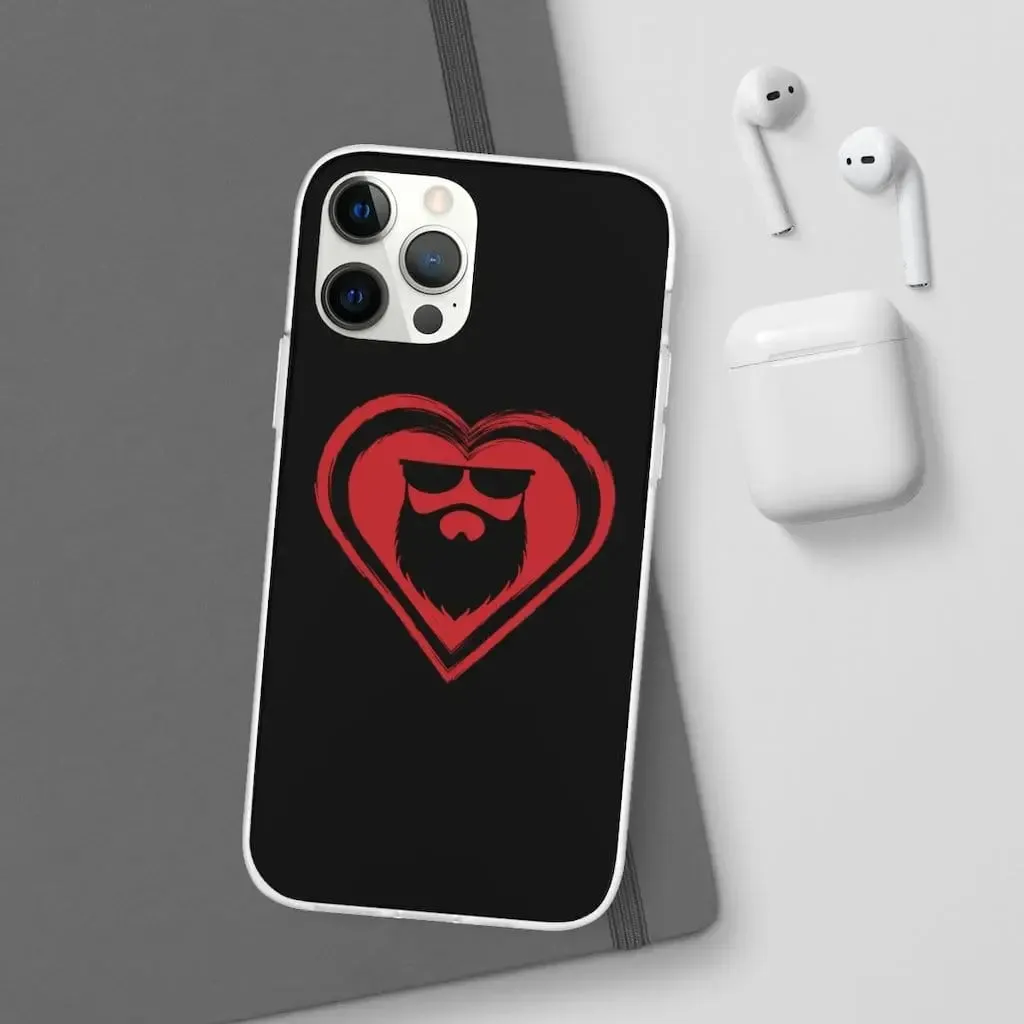 Beard Love Black Durable Phone Case