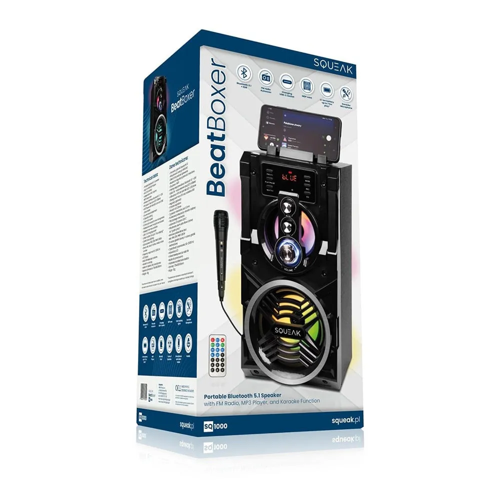 BeatBoxer Karaoke Speaker BT/USB/Mic