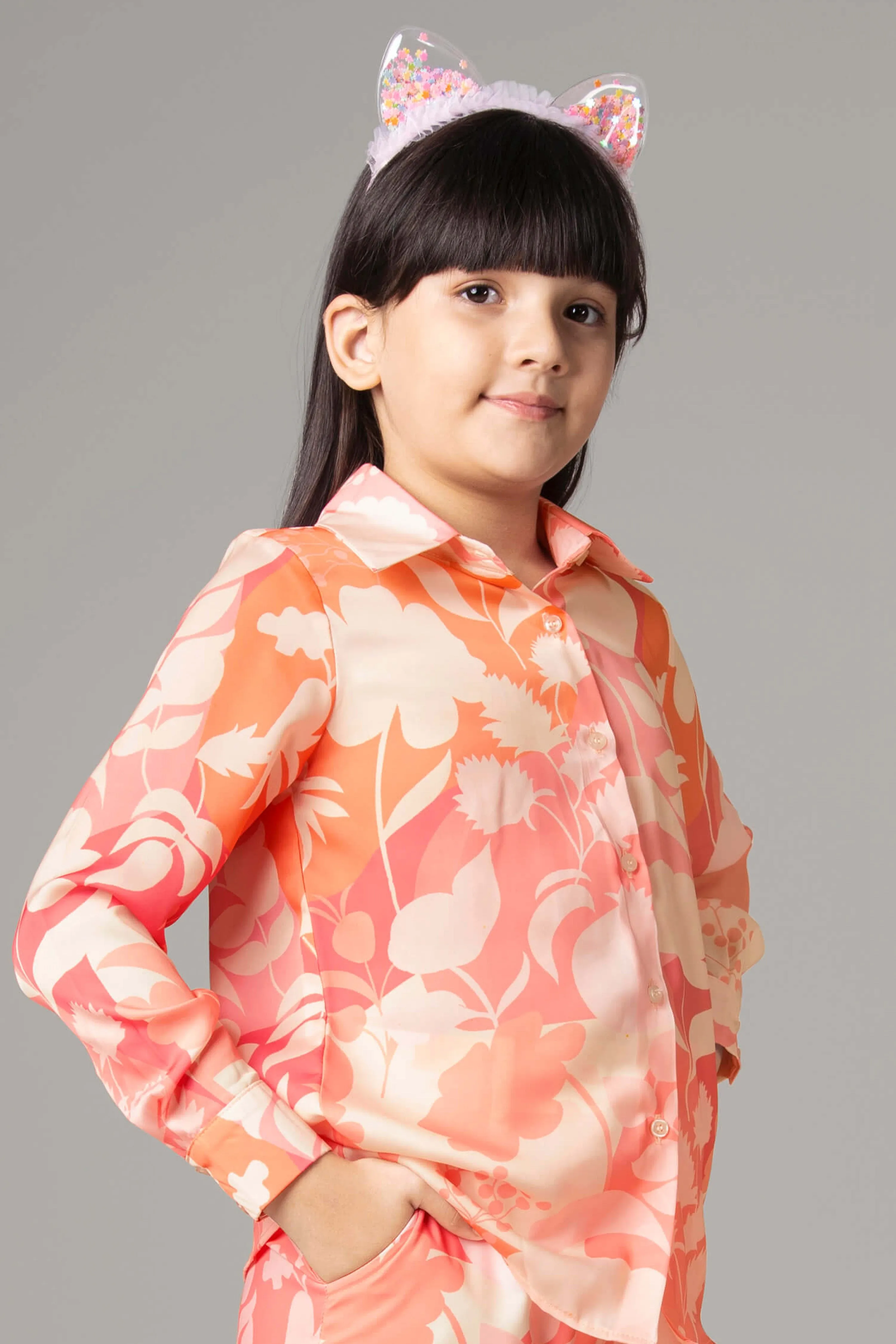 Beautiful Floral Shirt For Girls