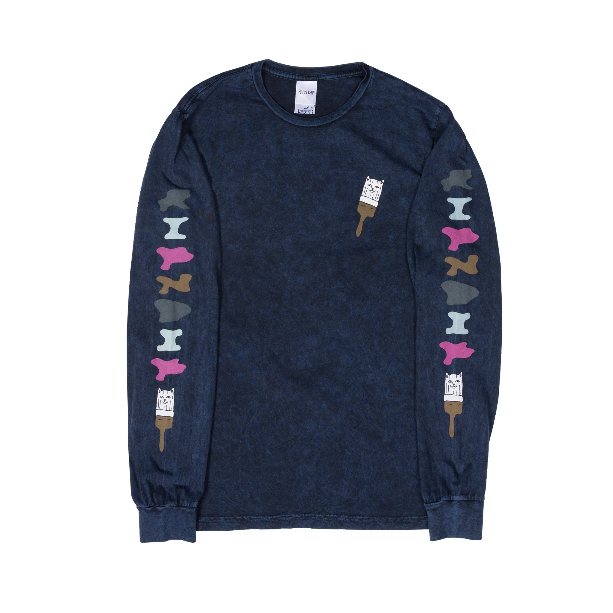 Beautiful Mountain L/S (Navy Mineral Wash)