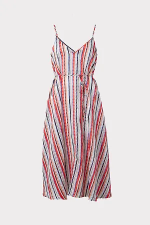 Becca Watercolor Stripe Dress