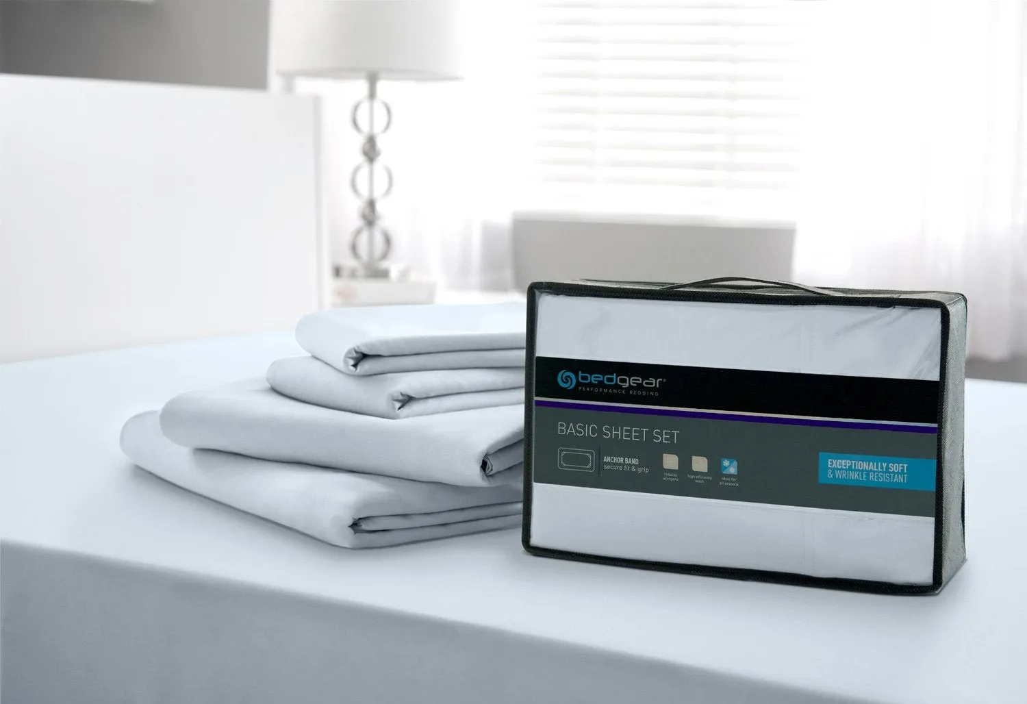 Bedgear™ Basic Queen Sheet Set - Mist