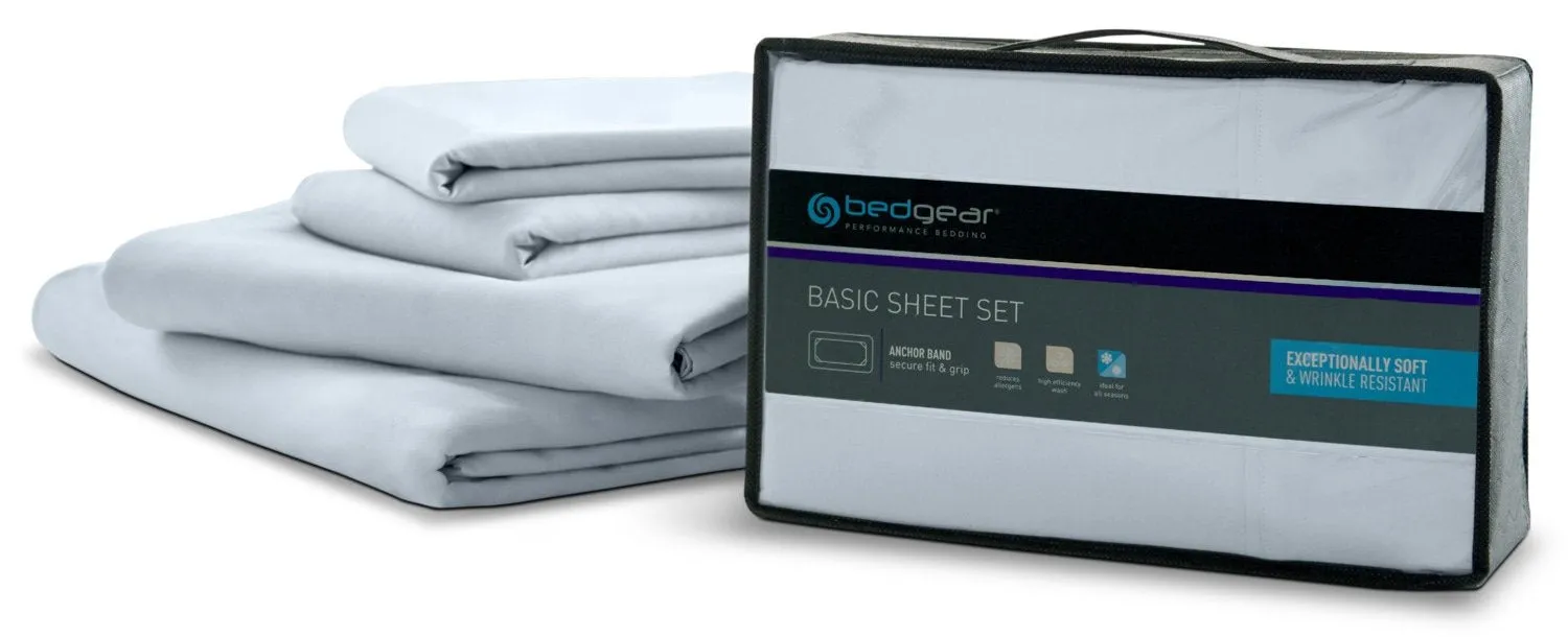Bedgear™ Basic Queen Sheet Set - Mist