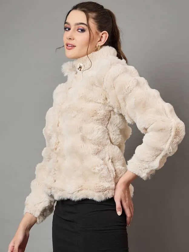 Beige Elegance Woolen Sweater