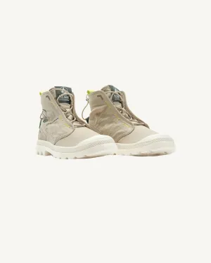 Beige Samena Travel Lite high boots JOTT x PALLADIUM