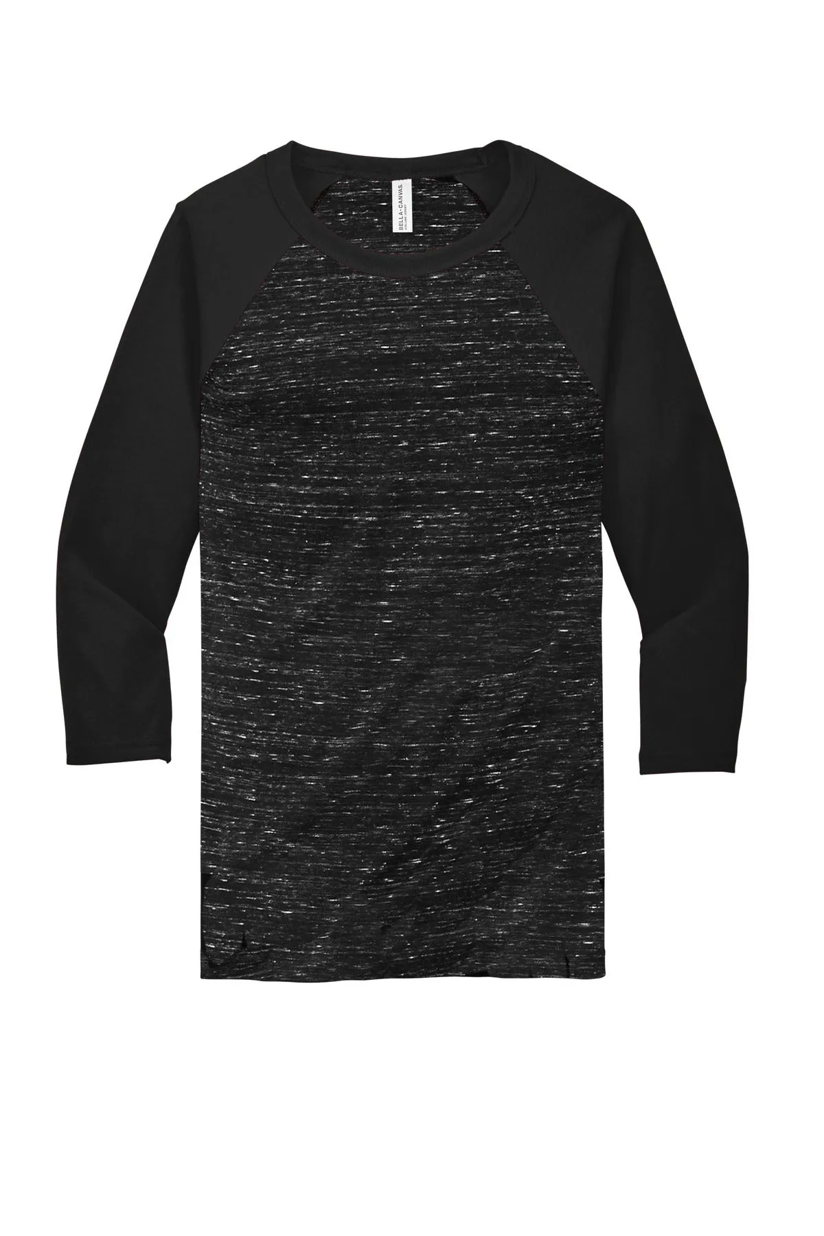 BELLA CANVAS Unisex 3/4-Sleeve Baseball Tee. BC3200