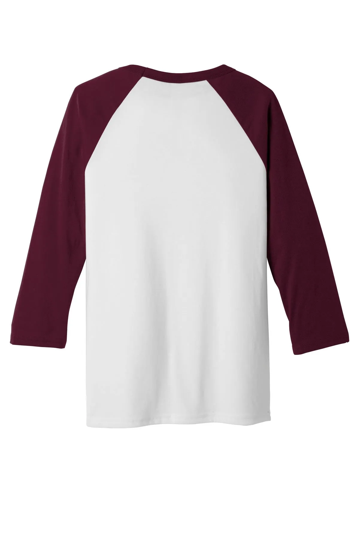 BELLA CANVAS Unisex 3/4-Sleeve Baseball Tee. BC3200