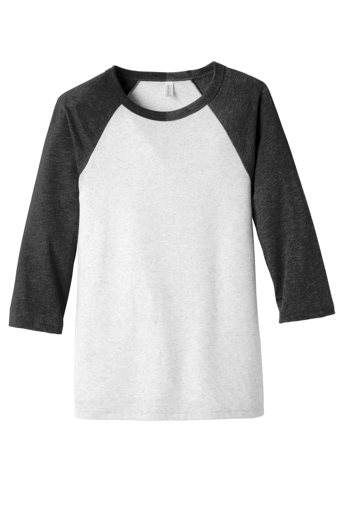 BELLA CANVAS Unisex 3/4-Sleeve Baseball Tee. BC3200