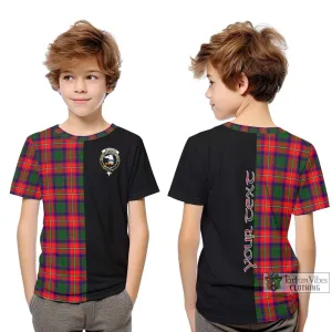 Belsches Tartan Kid T-Shirt with Family Crest and Half Of Me Style