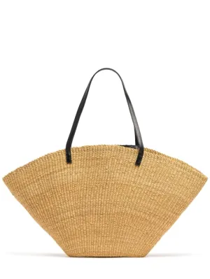 Bembien   Sola raffia effect tote bag 