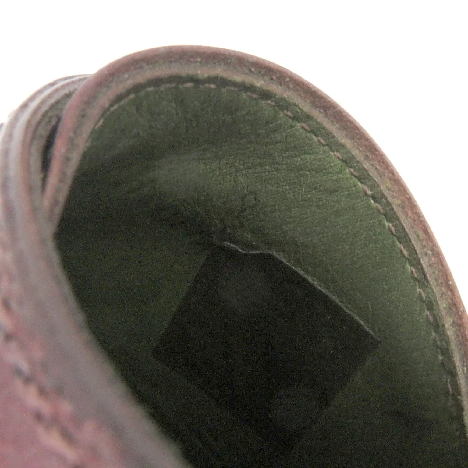 Berluti Leather Single Monk Strap Shoes Bordeaux