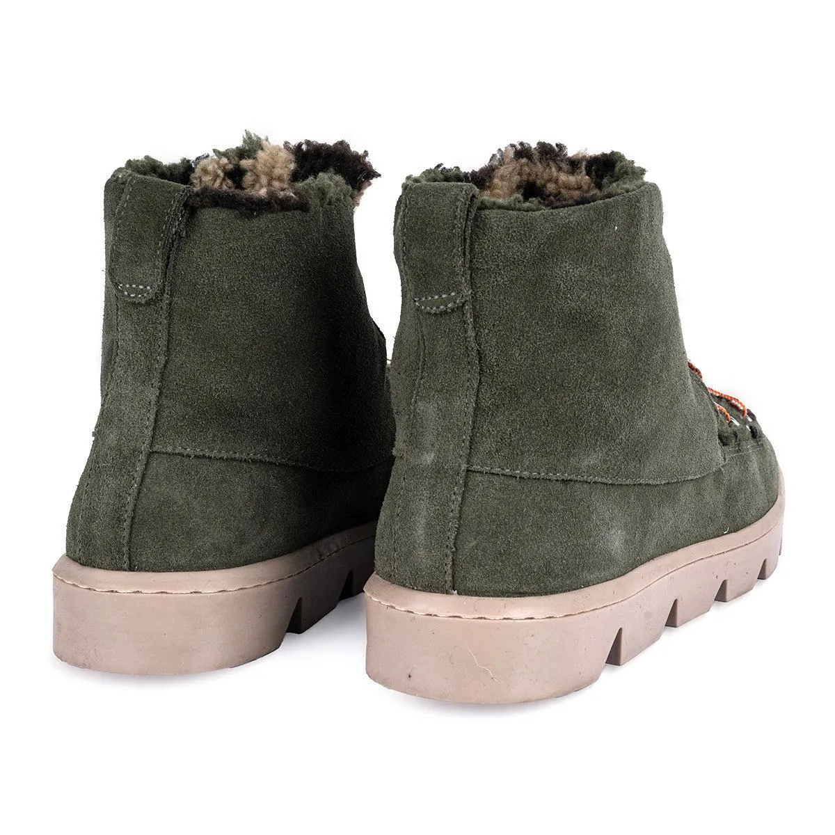 Bernardo Dana Snow Boots Suede Green Colour For Women