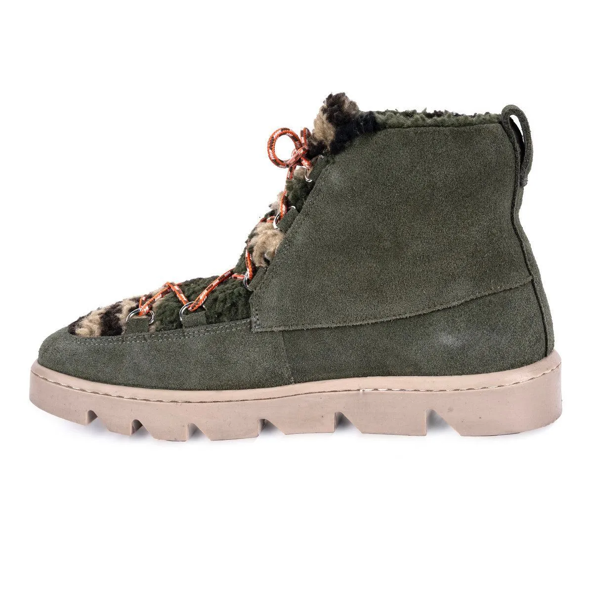 Bernardo Dana Snow Boots Suede Green Colour For Women