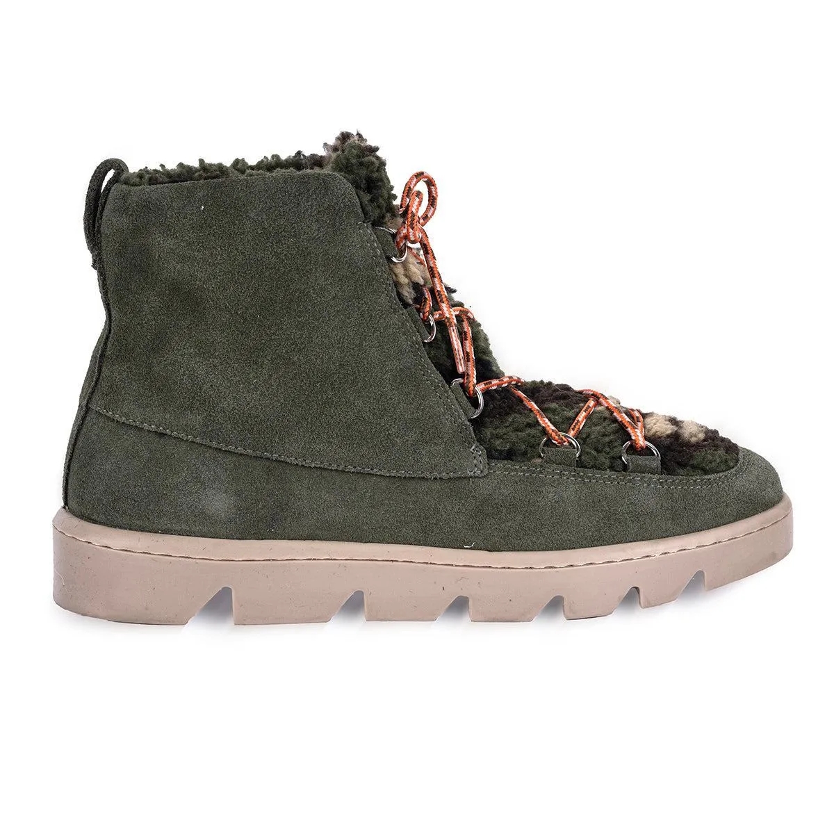 Bernardo Dana Snow Boots Suede Green Colour For Women