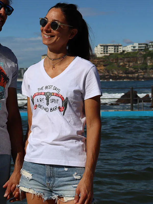 Best Days Behind Bars Women's T Shirt White