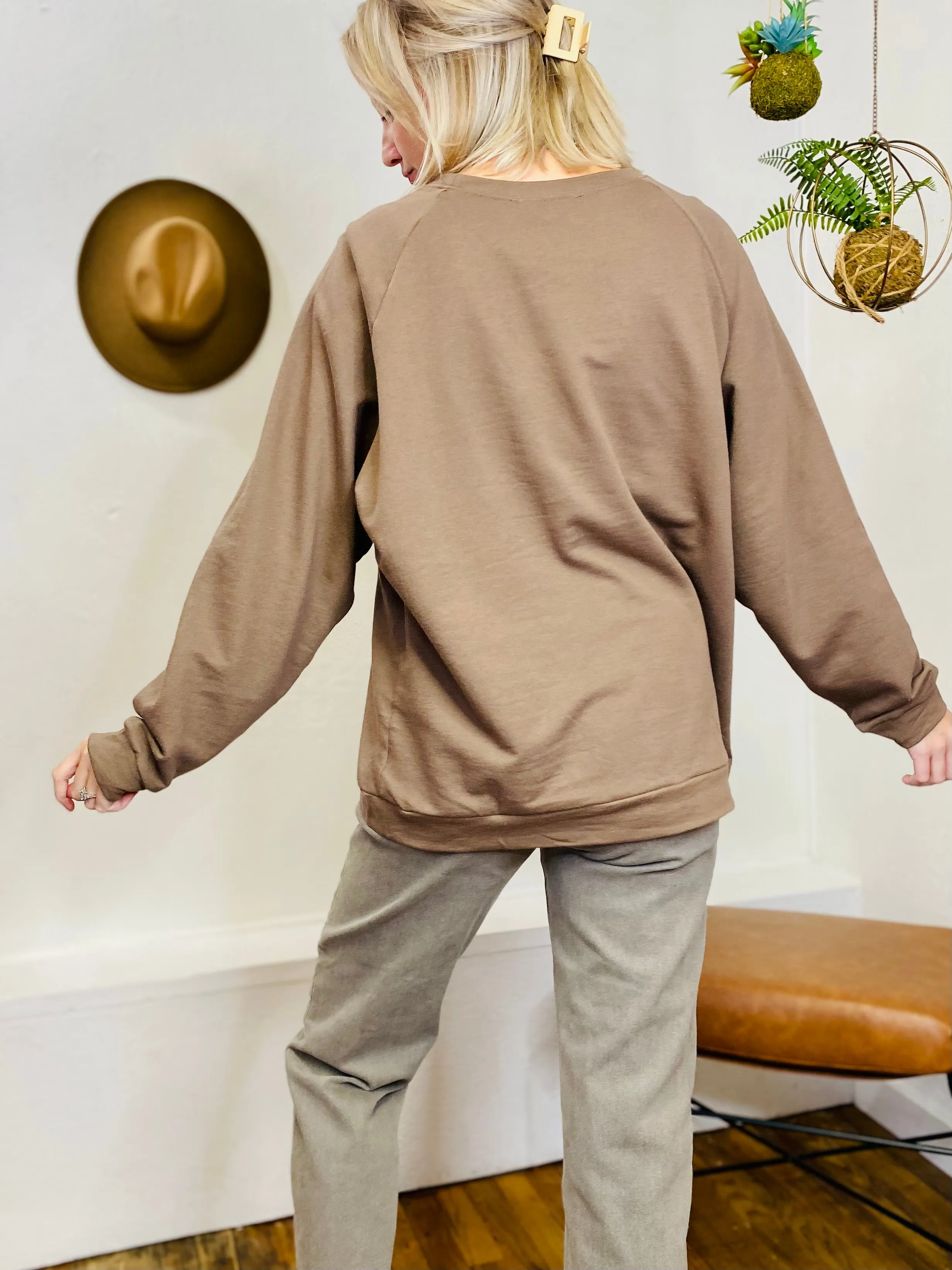 Best of You Pullover Sweater - Mocha