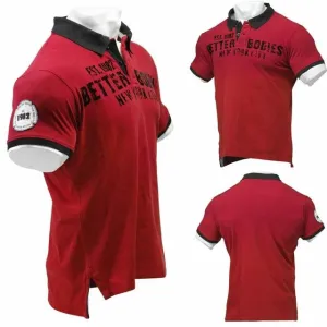 Better Bodies Graphic Piquet - Jester Red