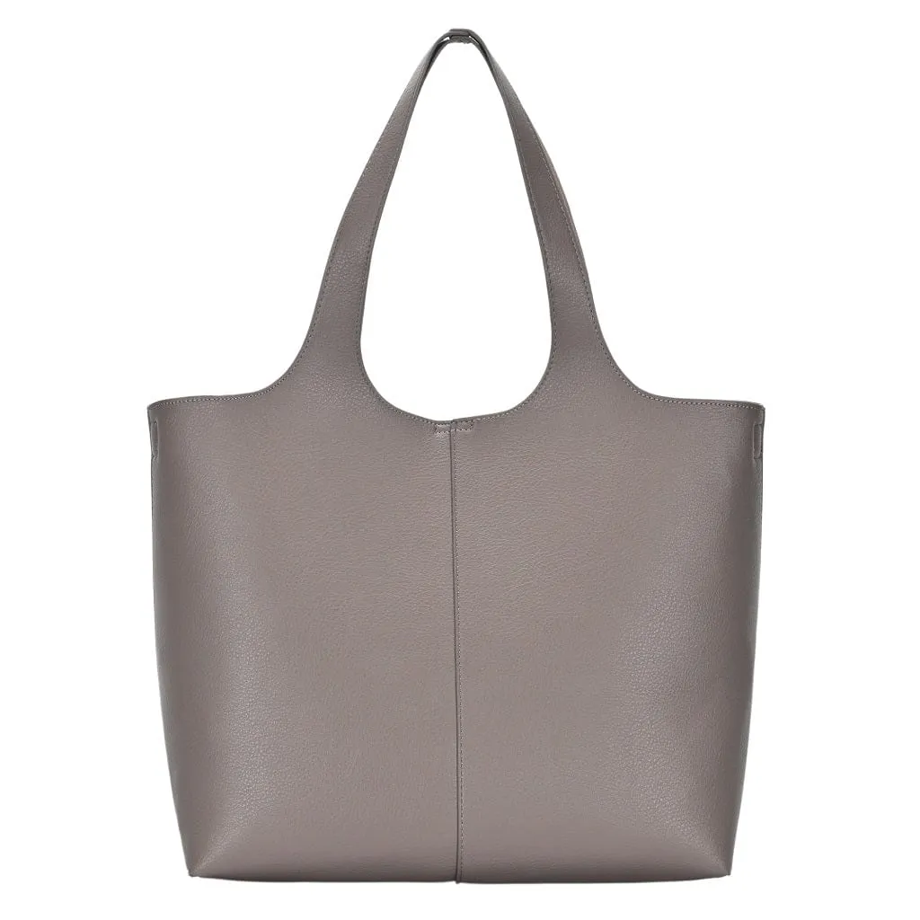 BGW81617 Monogrammable Modern Shoulder Tote w/ Removable Pouch