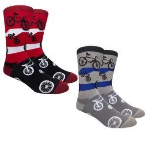 Bicycle Pattern Socks from the Sock Panda (Adult Large - Men's Shoe Sizes 8-12)