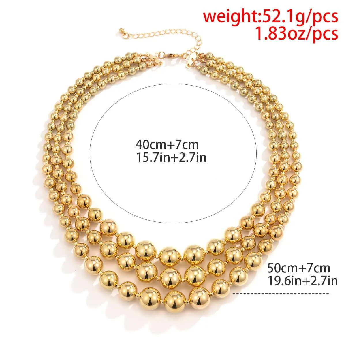 Big Ball Choker Necklace for Women