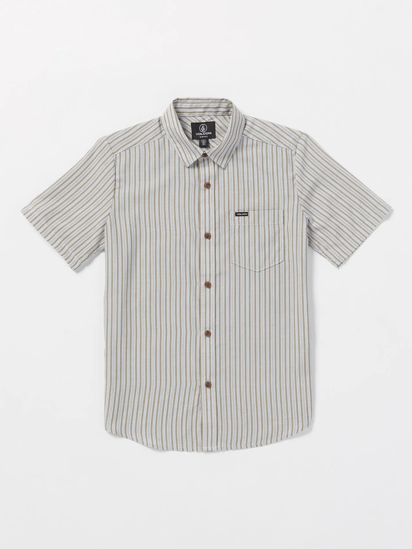 Big Boys Barstone Woven Short Sleeve Shirt - Tower Grey