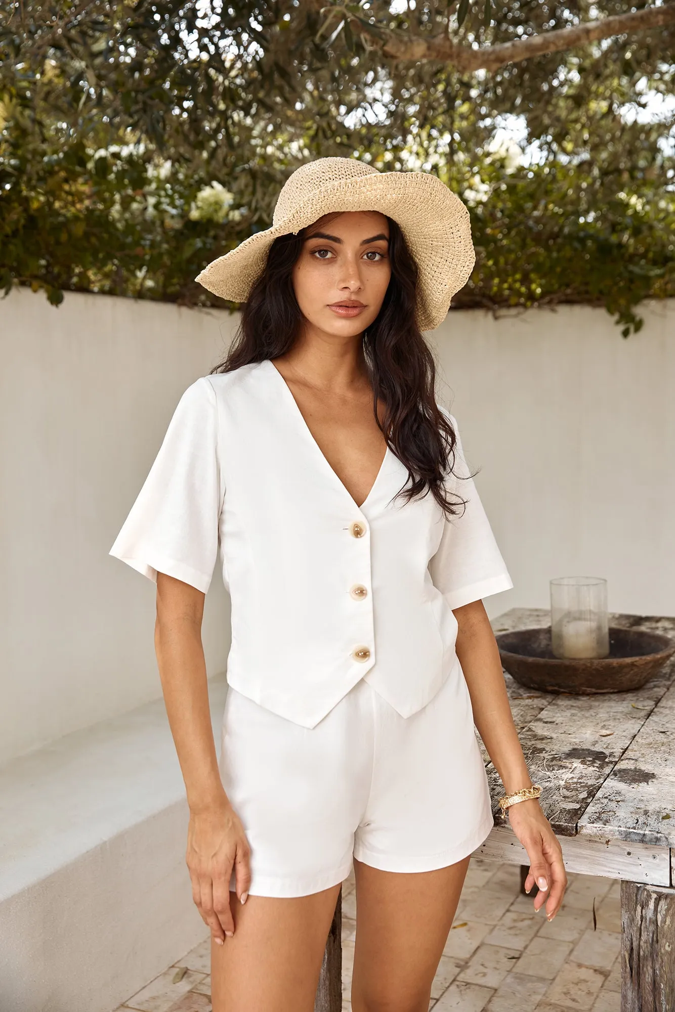 Big City Top White