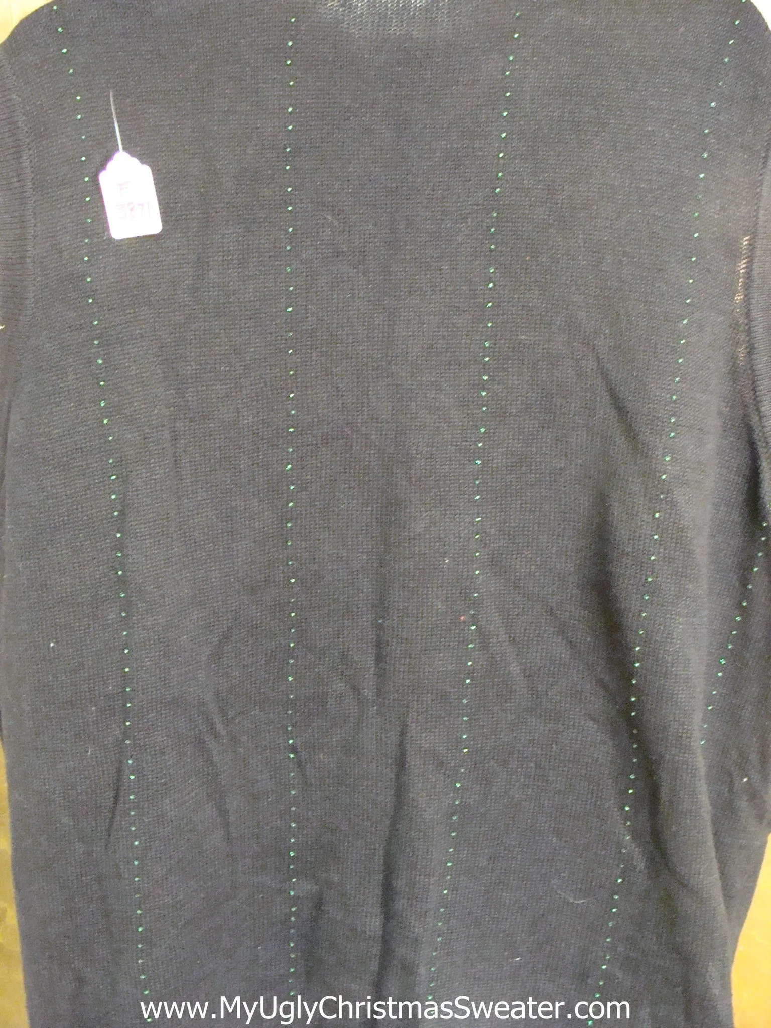 Big Size Ugliest Christmas Sweater Vest with Pom Poms XXXL 3XL